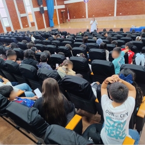 Realizamos ceremonia de bienvenida a los futuros estudiantes de 5° Básico